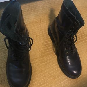 Women’s Fluevog Derby boot.